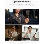 DJI Mic 2 Funkmikrofon mit intelligenter Geräuschunterdrückung 32-Bit Float interne Aufnahme Optimierter Klang m Reichweite