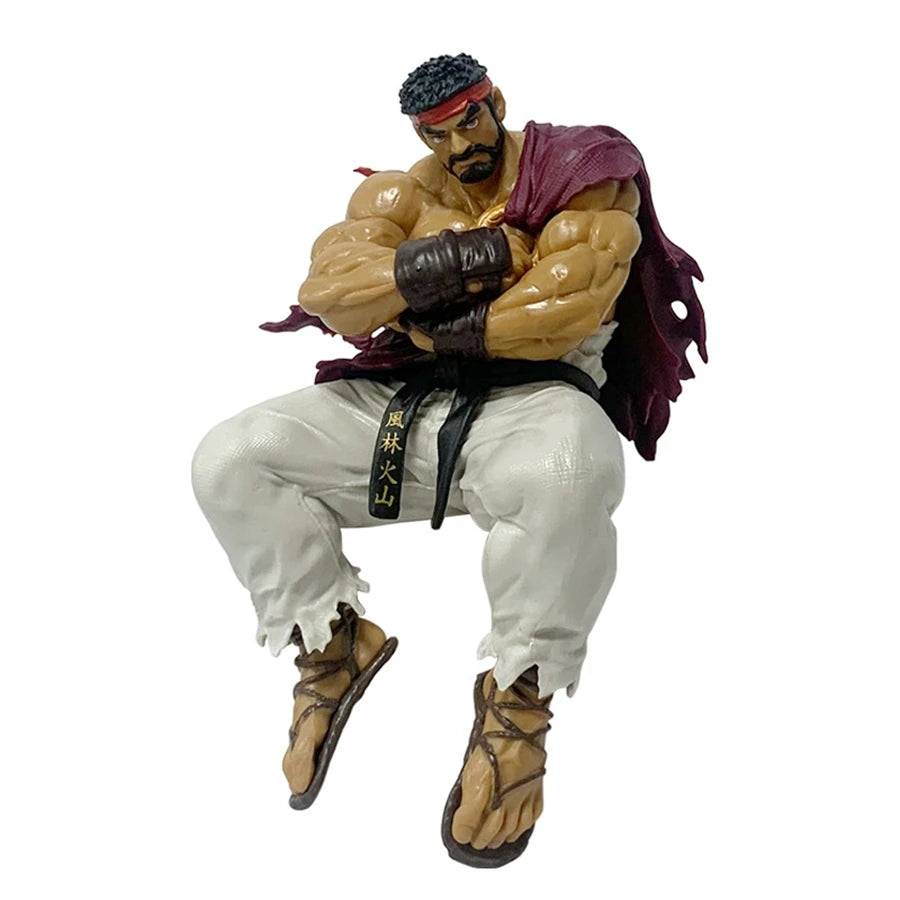 14cm Street Fighter 6 Anime Spielfigur Ryu Actionfigur Noodle Stopper Ryu Figur Raumdekorationen PVC Sammlung Modell Spielzeug