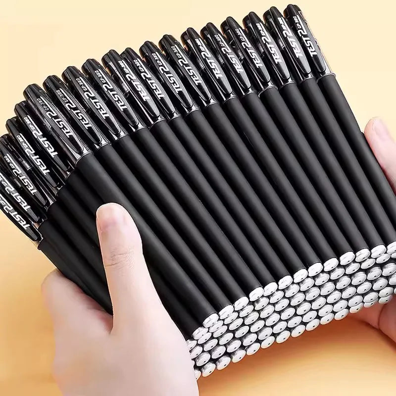 Gelstifte Set 0,5 mm Schwarz Blau Rot Nachfüllung Gelstift Rundspitze Schul- & Bürobedarf Schreibwaren Kawaii Zubehör Schreibwaren