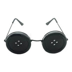 Coraline Knopfaugen-Brille Halloween Cosplay Brillen Requisiten Neuheit Lustige Brille für Andere-Mutter-Kostümzubehör