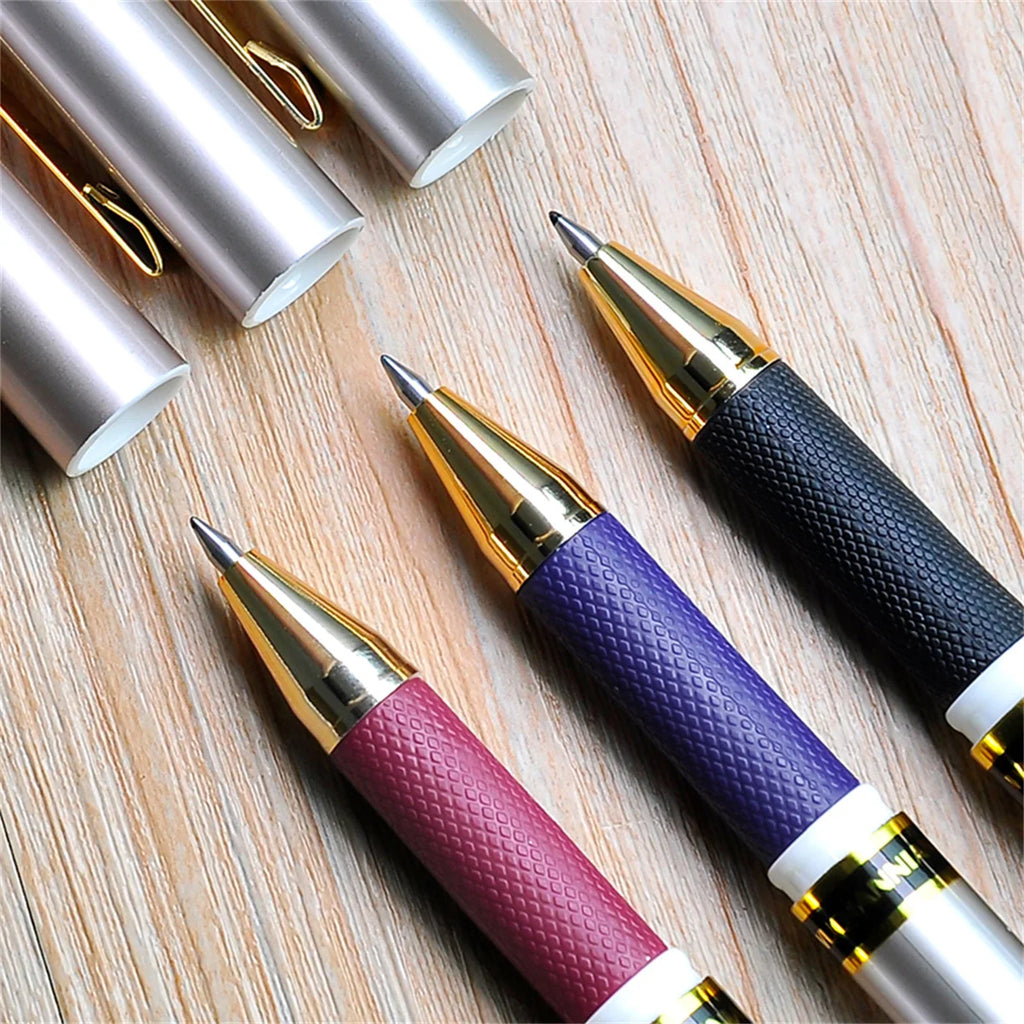 Gelschreiber, hohe Kapazität, schwarze/blaue Tinte, 0,5 mm, hervorragende Qualität, sehr gute Schreibeigenschaften, Geltintenstifte, Büro- und Schulbedarf, neutraler Stift