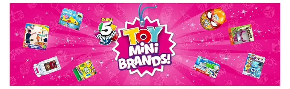 Zuru 5 Surprise Mini Brands Spielzeug Toy Mini Brands Serie 2 Überraschungskapsel Spielzeugladen Einkaufsspielzeug Mini Brands Sammelspielzeug