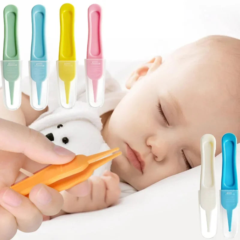 Baby Dig Booger Clip Säuglinge Ohr Nasen Nabel Reinigungsgeräte Kinder Sicherheitspincette Reinigungszange Kleinkind Nasenhöhlenpflegebedarf