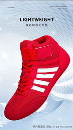 Professionelle Männer Frauen Wrestling-Stiefel 5 Farben Boxschuhe Paare rutschfeste Sneakers Herren atmungsaktive Wrestling-Stiefel