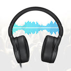 Sennheiser HD 400S kabelgebundener Kopfhörer Over Ear HiFi Stereo Bass Noise Isolating Headset mit Mikrofon für Smartphone PC Laptop Musik