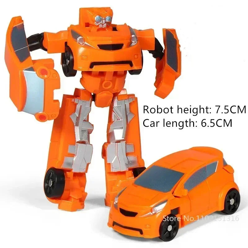 Kinder Spielzeug Mini Verwandlungs-Roboter-Kit Spielzeugmodelle 2-in-1 verformtes Auto Spielzeug Roboter Spielzeug für Kinder Geschenk Actionfigur