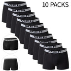4/10 Stück Herren- und Teenager-Vierjahreszeiten-Boxershorts mit Gummizug und elastischem Bund, vielseitig, Übergröße, Sportshorts