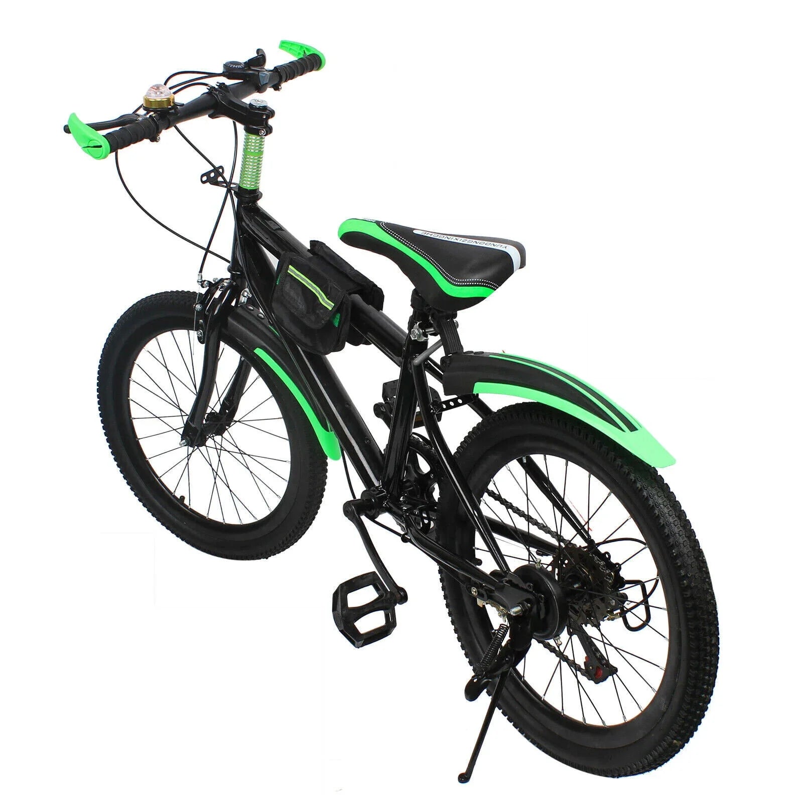 20 Zoll Mountainbike 7 Gänge, Verstellbarer Sattel Kinderfahrrad mit Schutzblechen und Flaschenhalter für Jungen und Mädchen 8-13 Jahre