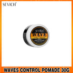 Deep Wave Control Pomade 360 Biotin Sport Starker Halt Wellen Haargel mit Bürste Wellenhaaröl Shampoo Spülung Stylingpflege