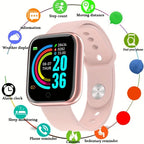 Smartwatch Herren Damen Armbanduhren Smart Watch Nachrichten Fitness Tracker Armband Geburtstagsgeschenk Elektronische Uhr für Android IOS