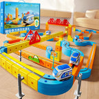Magnetischer Zug Spielzeug für Jungen Spur 1:64 Elektrische Schiene DIY Magische Fahrzeug Modell Spielzeug Bildung 3 Jahre Kinder Geschenke