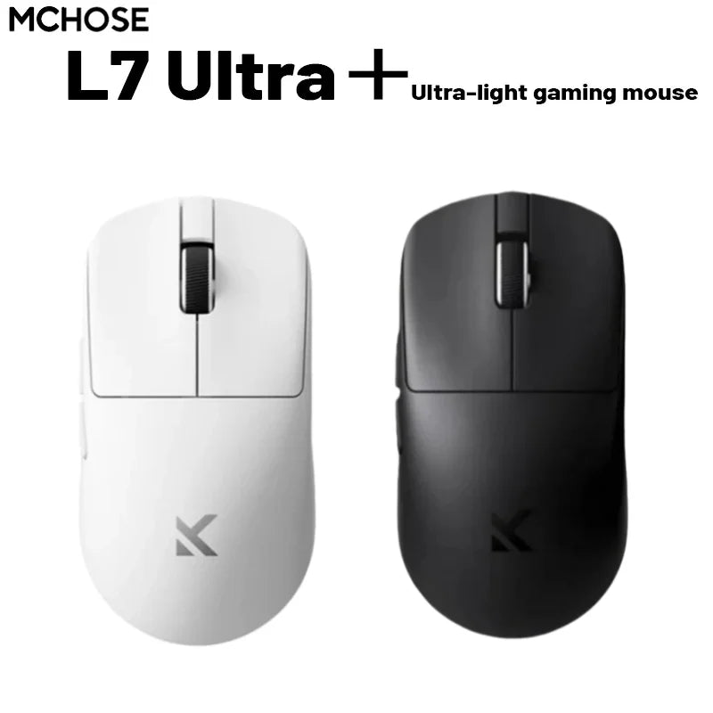MCHOSE L7 Ultra+ Medium Large Hand Mouse Game E-Sports Paw3950 Wireless Three Mode Lightweight Office Dual-Drive Computer Mouse Hauptbild