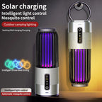 2500V Solar-Mückenvernichter, solarbetrieben, Outdoor-Camping-Mückenlampe, 3-Stufen-Timersteuerung, Mückentöter