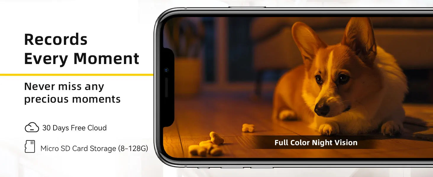 BoyKeep 3MP 5G/2.4GHz WiFi Indoor-Überwachungskamera Smart Babyphone IP-Kamera mit automatischer Verfolgung und 24/7 Videoüberwachung