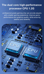 Neue Handheld-Spielekonsole mit Multi-Plattform-Unterstützung, HD-IPS-Bildschirm, 3D-Joystick, ergonomische Spielekonsole GB350