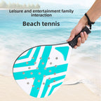 Padel-Tennisschläger Strandtennisschläger Carbonfaser Leichte Tennisschläger Outdoor-Sport Herren- und Damen-Leuchtschläger