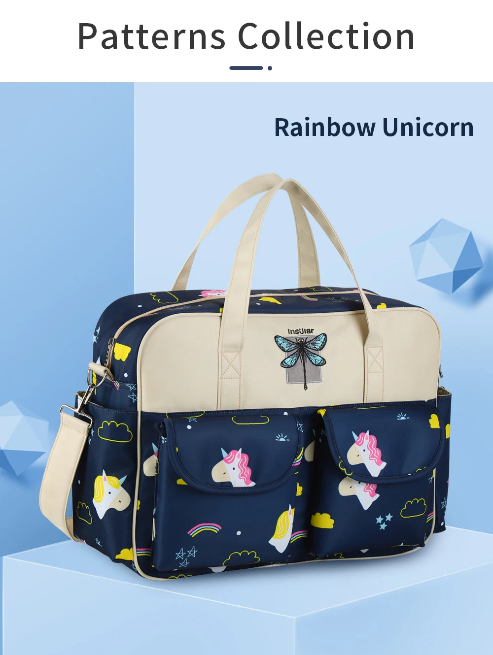 Neue Art Wasserdichte Wickeltasche Große Kapazität Umhängetasche Reisetasche Multifunktionale Mutterschafts Mutter Baby Kinderwagentaschen