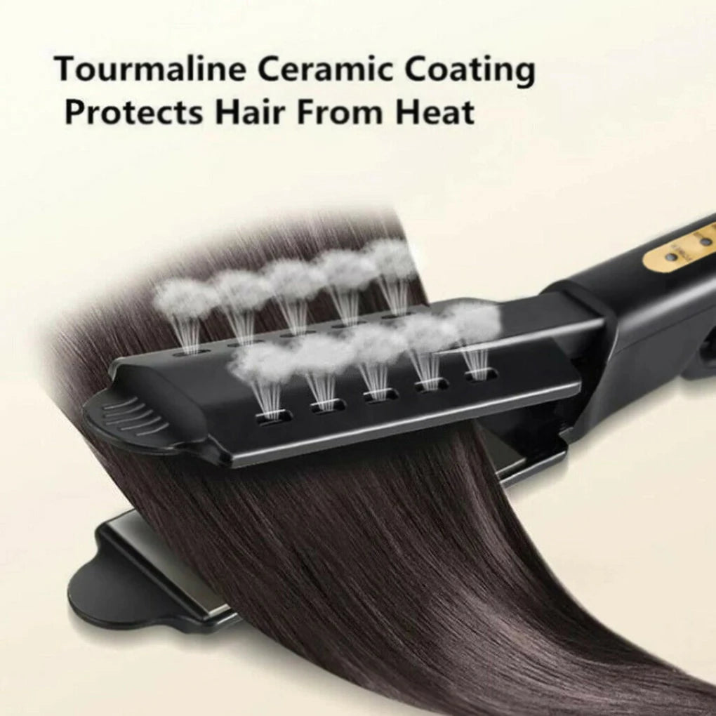 Hair Straightener Four-gear Temperature Adjustment Ceramic Tourmaline Ionic Flat Iron Hair Straightener For Women Widen Panel Zweitbild