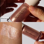 Rare Beauty Melting Cream Blush Make-up Matt Perlmutt Textur Glitzer Rouge Highlighter Hell nähren befeuchten Lipgloss