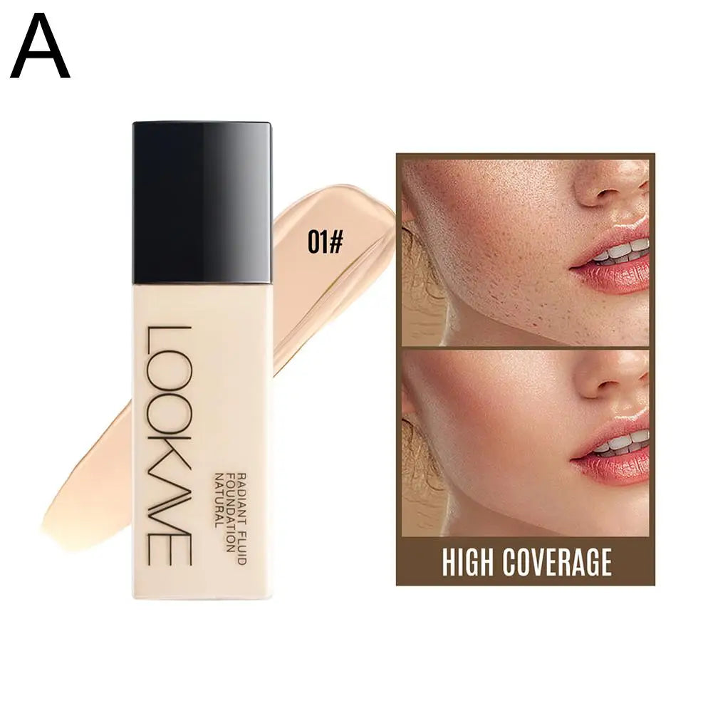 1 Stück flüssige Foundation, langanhaltend, volle Deckkraft, mattierende Creme, CC Foundation Make-up Concealer, natürliche flüssige Basis, feuchtigkeitsspendend