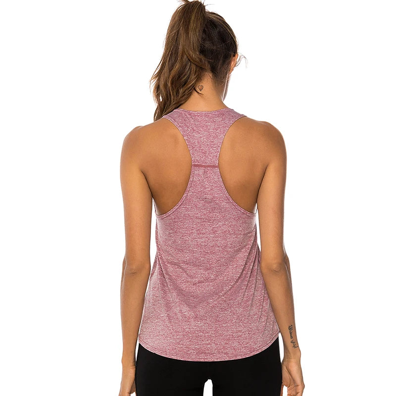 WANAYOU Ärmellose Yoga-Shirts Damen Schnelltrocknendes Running Sport Tank Top Ärmelloses Fitness Gym Workout Top Yoga Weste
