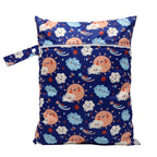 Wasserdichte Wickeltasche Windeltasche Mama Baby Umstandstasche Waschbare Reißverschluss Windel-Organizer Trockenbeutel Reisetragetasche 30x40cm