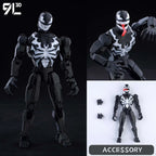 Venom Spider-Man Lucky13 Dummy13 Actionfiguren – 3D-gedruckte T13-Mehrgelenk-Shapeshift-Mannequin-Anime-Sammelspielzeuge
