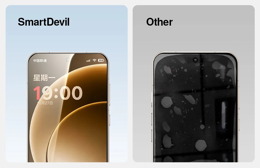 SmartDevil Staubfreie Kabine Displayschutzfolie aus gehärtetem Glas für OnePlus 15 Ace 6 HD Displayschutzfolie für OnePlus Ace 5 Pro Anti-Fingerabdruck