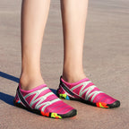 Aqua Schuhe Schnelltrocknende Strandschuhe Wasserschuhe Unisex Schwimm-Aqua-Slipper Barfuß-Surf-Fluss-Turnschuhe Leichte Strand-Sommer-Schuhe