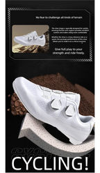 Speed Cycling Sneaker Herren Rennradschuhe Cleat-Schuhe SPD-Schuhe Fahrrad Flat Pedal Schuhe Herren Outdoor-Schuhe Weiß