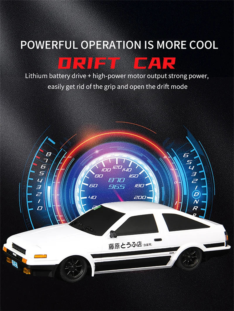Skymaker AE86 Modell LD1801 RX-7 FC LD1802 1:18 RC Drift Car 1/18 2.4G Fernbedienung ESP Gyroskop LED Mini RC Rennwagen Spielzeug
