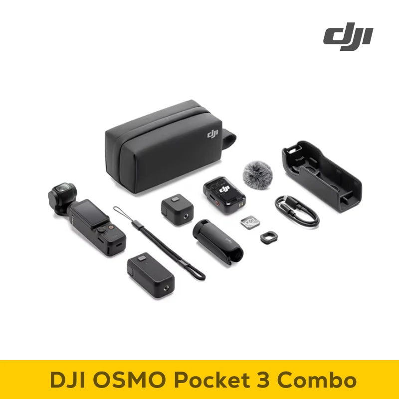 DJI OSMO Pocket 3 Leistungsstarker 1-Zoll-Sensor 4K/120fps 2-Zoll Drehbares Touchscreen Original Brandneu EU-Lagerbestand