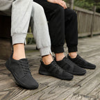 FANCYLEE Klassische Damen GAT Barfuß-Sneaker Retro Wildleder Minimalistische Walkingschuhe Weite Passform Zero Drop Freizeitschuhe Größe 36-41