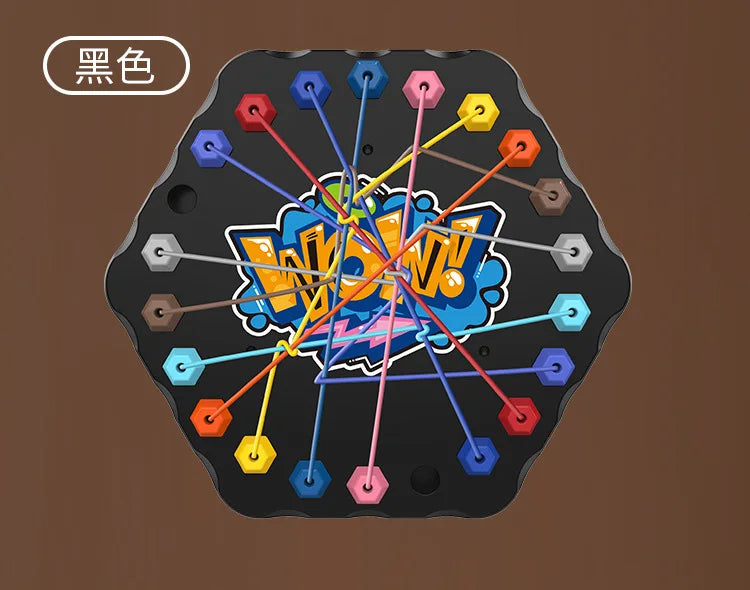 Kinder Seilknoten Puzzle Brettspiel Farbige Linie Gedrehte Verbundene Seile Logik Denkspiel Tischspiel Eltern Kind Interaktives Spielzeug