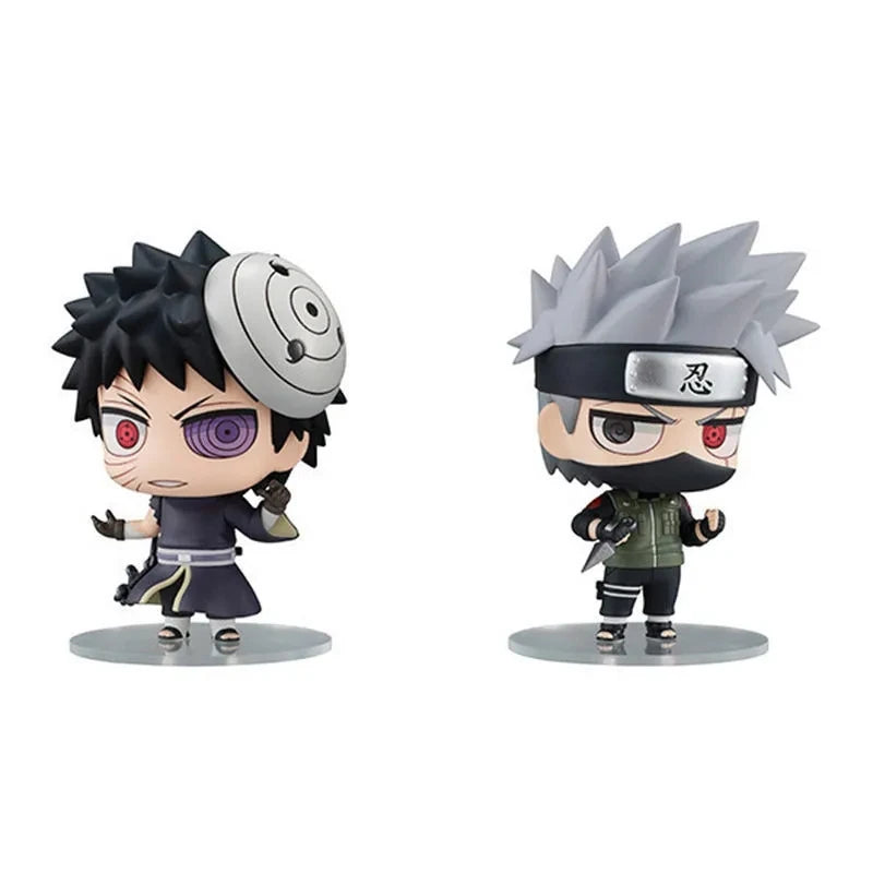 Anime Naruto Actionfigur Naruto Sasuke Kakashi Itachi Modell Spielzeug Desktop Ornament Dekoration Geschenk Junge Mädchen