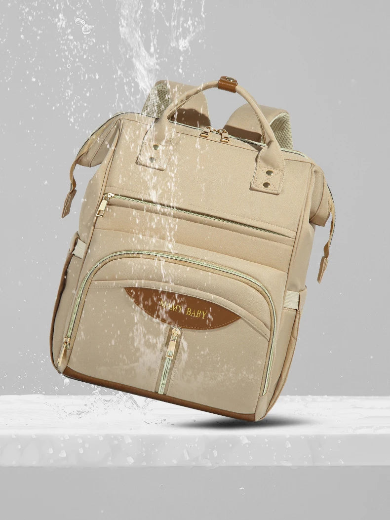 Mode Mama Rucksack Große Kapazität Wickeltasche Multifunktionale Reise Baby Tasche Mutterschaft Rucksack für Frauen Wasserdicht