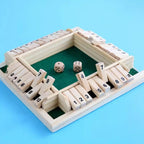 Holzwürfel-Brettspiel Shut The Box für 4 Spieler Klappen & Würfel Spiel Eltern-Kind Interaktion Familienunterhaltung