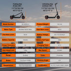E-Scooter für Erwachsene Höchstgeschwindigkeit 35km/h E-Roller 500W (Spitze 750W) Elektroroller für Erwachsene