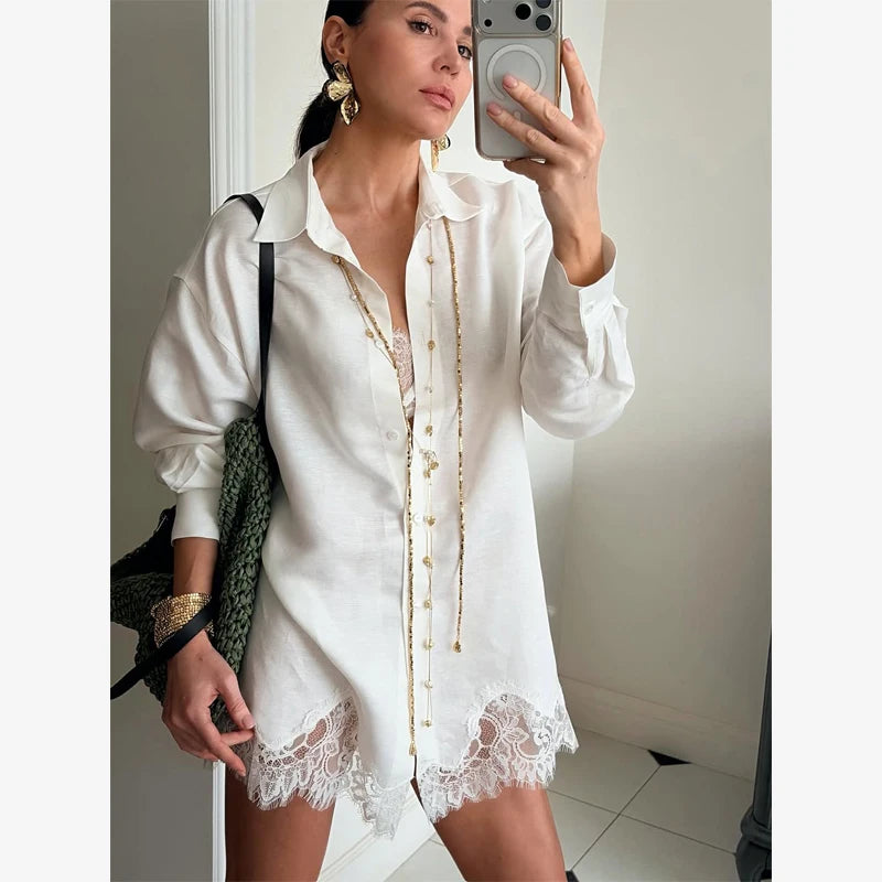 Damen Anzug mit Revers, langen Ärmeln, chic, einreihig, weites Bein, lange Hose, Sets 2026, lässiges, lockeres Outfit für den Alltag
