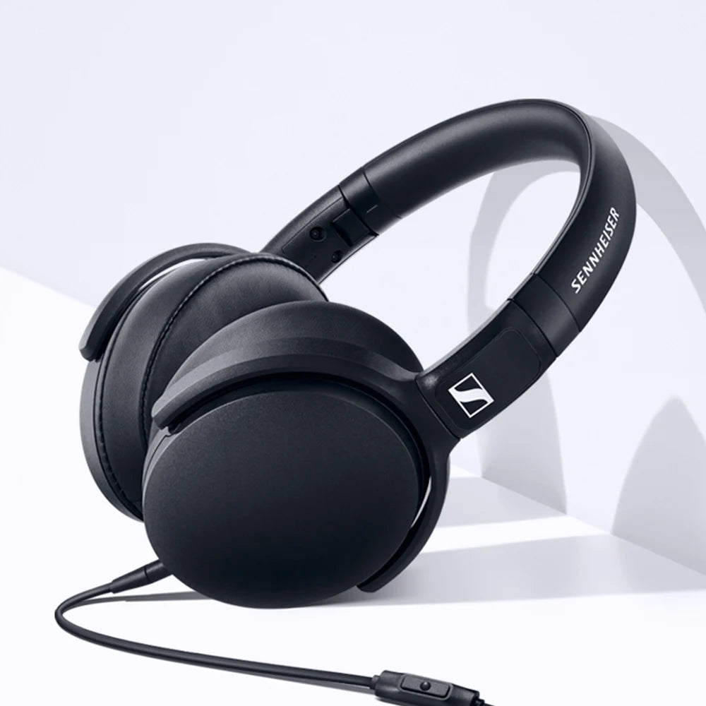 Sennheiser HD 400S kabelgebundener Kopfhörer Over Ear HiFi Stereo Bass Noise Isolating Headset mit Mikrofon für Smartphone PC Laptop Musik