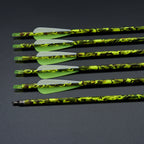 Toparchery 31,5 Zoll Mischcarbonpfeile ID 6,2mm Kunststofffedern Outdoor Ziel Jagd und Schießen