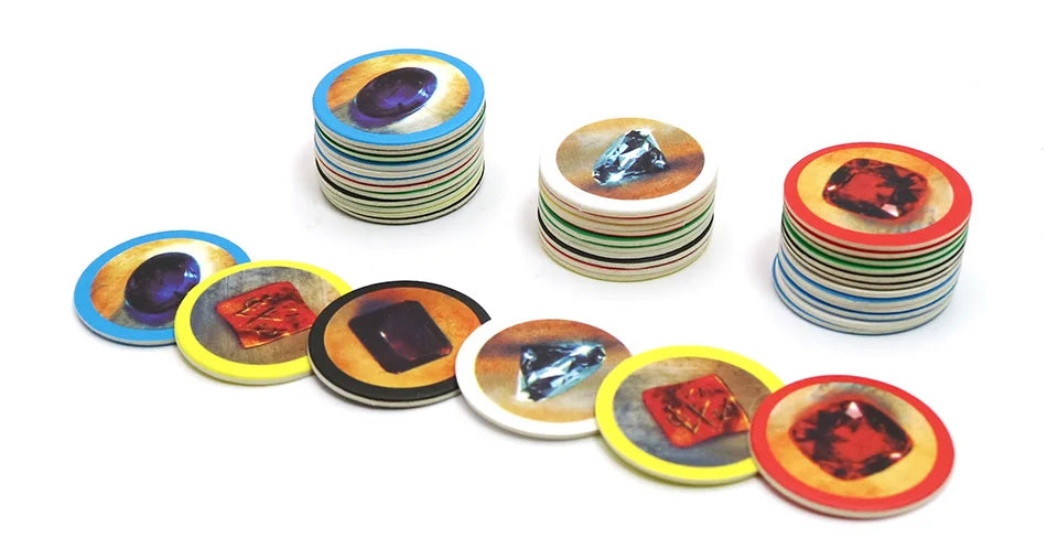 Investitions- und Edelsteinhandels-Brettspiel für Familien, 2-4 Spieler, Wirtschafts-Kartenspiel, englisch-spanische Version, Party-Tischspiel