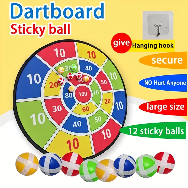 66cm/73cm Großes Kinder-Dartscheiben-Set, faltbare Dartscheibe, praktisch für drinnen und draußen. Neujahrsgeschenk