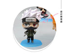 Anime Naruto Actionfigur Naruto Sasuke Kakashi Itachi Modell Spielzeug Desktop Ornament Dekoration Geschenk Junge Mädchen
