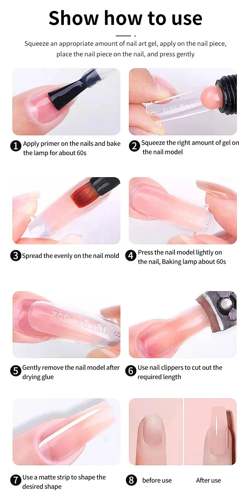 Nagelgellack-Kit mit LED-Nagellampe Semi-Permanent 27 Farben Soak Off Base & Top Coat Nagellack Maniküre-Set für Nagelstudio-Kit