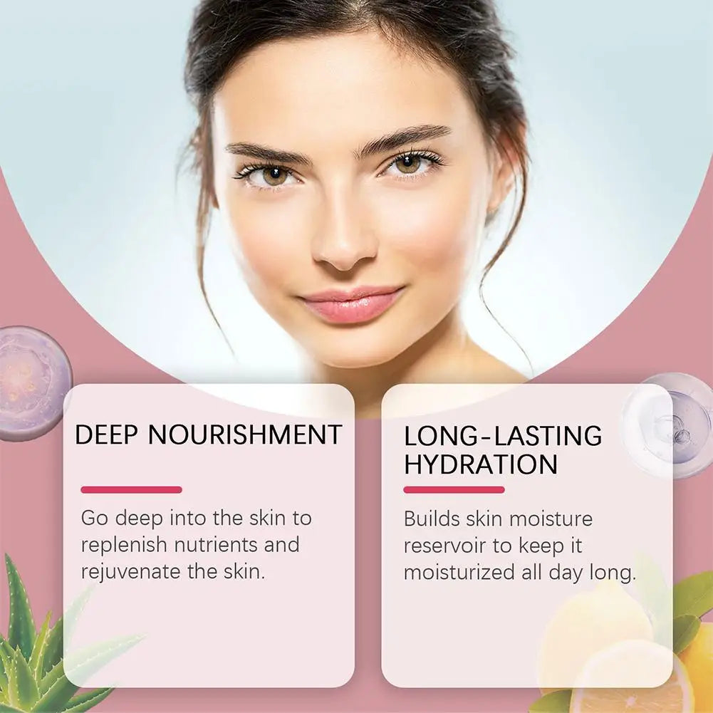 1/2/5 St. Bio-Collagen Gesichtsmaske Hydratisierende Nacht-Hydrogel Feuchtigkeitsspendende Gesichtsmaske VC Aufhellend Anti-Aging Hautpflege
