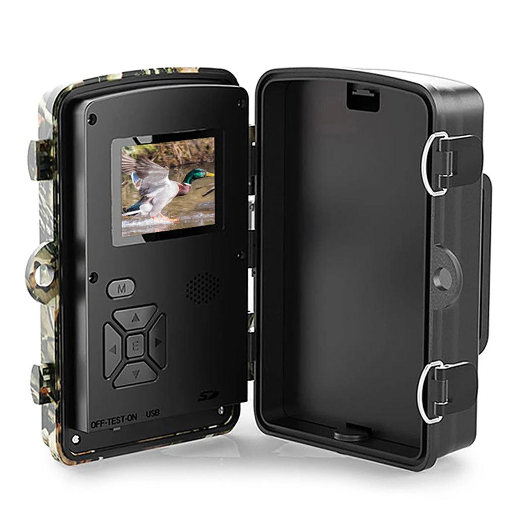 16MP 1080P Wildkamera Jagdkamera Überwachungskamera mit Bewegungsmelder IP66 Wasserdicht Infrarot Nachtsicht für Außenbereich