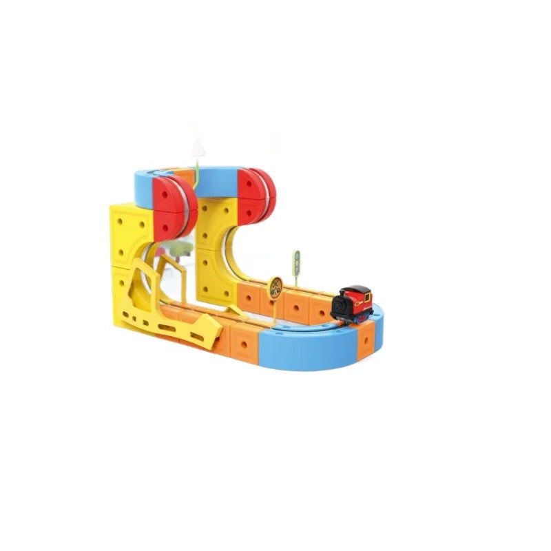 Elektrisches Magnetschwebebahn-Set für Kinder – Anti-Schwerkraft DIY Montage Magnetische Montageschiene Lernspielzeug für Jungen