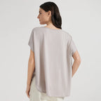BC1095 Luxuriöse Damenbekleidung Seide Wolle Damen Kleidung lockere Merinowolle Weste Pullover für Damen