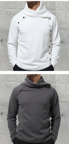 2026 Neuer Herren-Rollkragenpullover in Weiß, britischer schwarzer Pullover, asiatische Größen M-4XL. Graue Pullover